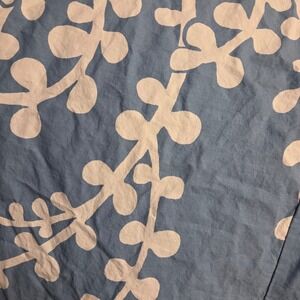 City Scene Branches Blue White Floral Duvet Cover Twin 100% Cotton